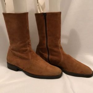 J Crew Suede Zip Side Bootie